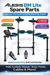 Alesis Dm Lite Electronic Drum Kit Spare Parts Pads, Module, Pedals, Cymbals,. Fixed Price $134.29.