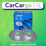 Pagid Solid Rear Brake Discs Pair For Mercedes Pagode 250 Sl 1966-1968 279 Mm. Fixed Price $63.78.