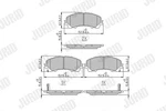 Jurid 573789J Brake Pad Set, Disc For Infiniti, Nissan, Renault. Fixed Price $73.51.