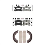 Front Brake Pads Rear Parking Shoes Kit For Gmc Sierra 2500 Hd 3500 1999-2009. Fixed Price $140.26.