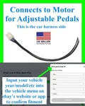 Fits Ram Dodge Adjustable Pedal Motor Connector Plug Wiring Pigtail Harness. Fixed Price $29.99.