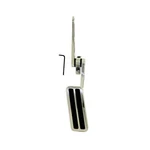 Universal 1 3/4" X 5/8" Firewall Mounted Polished Aluminum Gas Pedal. Fixed Price $89.95.