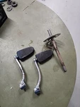 Puch Moped Magnum Mk Ii 3 Piece Longer Crank With Pedals Nice Shape L$$k. Fixed Price $67.50.