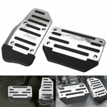 2PCS Universal Silver Non-slip Automatic Gas Brake Foot Pedal Pad Cover Car. Fixed Price $12.34.