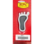 Racing Power Co-packaged Dimmer Pad Barefoot Chrome Steel- R8521. Fixed Price $13.24.