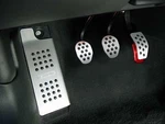 Rennline Silver Aluminum Pedal Set 4 Piece Rubber Grip Fits Vw Golf/jetta MK7. Fixed Price $275.09.