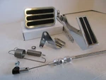 Billet Alum. Gas/brake Pedal,stainless Throttle CABLE,BRACKET#8601/54/55/8500. Fixed Price $107.99.