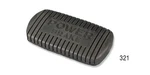 1955-57 Chevy Bel Air & 210 Power Brake Pedal Pad, Each: Danchuk 321. Fixed Price $30.00.