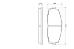 986 424 319 Bosch Brake Pad Set, Disc For Toyota. Fixed Price $34.70.