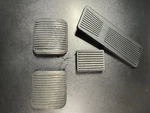 Jeep Sj, CJ5, ,8 Brake, Clutch, Gas & Emergency Pedal Pad Kit 948758 3220433. Fixed Price $30.89.