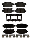Front & Rear Ceramic Brake Pad Sets Kit Acdelco For Chevrolet Trax 2017. Fixed Price $105.95.