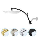 All Metal 16'' Shower Head Extension Arm Solid Brass Angle Adjustable. Fixed Price $31.99.