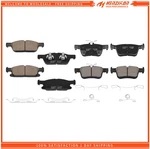 Front And Rear Ceramic Brake Pad 2015-2021 Ford Edge 2016-2018 Lincoln Mkx. Fixed Price $34.26.