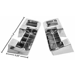 1964 1967 Chevelle Rear Arm Rest Base W/ Well For Ashtray Pair Left & Right Side. Fixed Price $62.95.
