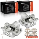 A-premium Pair Rear Brake Calipers W/bracket For Cadillac Cts 2008 17" Wheels. Fixed Price $109.89.