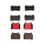Brembo Front And Rear Nao Ceramic Brake Pads Kit For Mitsubishi Lancer Evo 2.0L. Fixed Price $133.95.