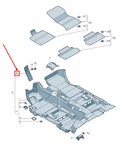 New Audi Q5 Fy Footrest Cover Original. Fixed Price $37.85.