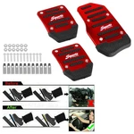 Red 3PCS Non-slip Manual Transmission Pedal Covers Sports Footrest Pads. Fixed Price $12.34.