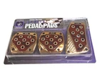 3PCS Set Gold Wood Grain Racing Pedal Pads Manual Transmission PDL-5904G. Fixed Price $20.00.