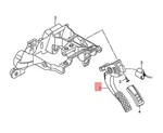 New Audi Accelerator Pedal With Electronic Module 8K1721523B 12-17 Original. Fixed Price $252.33.