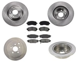 Disc Rotors Ceramic Pads Fits For Standard 277MM 17-21 Subaru Impreza 6PC. Fixed Price $260.00.
