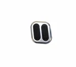 Universal Polished Aluminum Street Hot Rod Dimmer Pad W/ Rubber Inserts. Fixed Price $16.95.