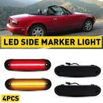 For 1990-05 Mazda Miata MX-5 4X Front &rear Bumper Turn Signal Side Marker Light. Fixed Price $30.39.