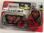 New Carfu Non Slip Pedals For Vehicles Color Red. Fixed Price $12.00.