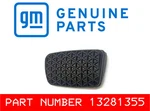 New Genuine Sealed Gm Brake Pedal Cover Pad Part Number 13281355. Fixed Price $8.67.
