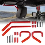 Front & Rear Grab Handles Steel Set For 07-18 Jeep Wrangler Jk Xprite Red 4PCS. Fixed Price $46.99.