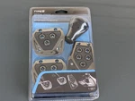 New Type Pedal Pads Shift Knob Combo Kit Midnight Black 4 Piece Manual Car. Fixed Price $15.99.