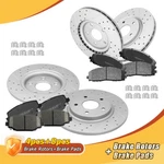 Front Rear Brake Rotors & Pads For Chrysler Town Country Journey Grand Caravan. Fixed Price $183.18.