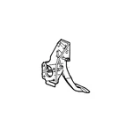 6C2Z2455AA Pedal Asm Brake Ford. Fixed Price $76.74.