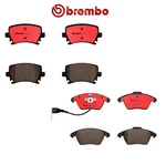 For Audi A3 Tt Vw Gti Passat Front And Rear Nao Ceramic Brake Pad Set Kit Brembo. Fixed Price $138.95.