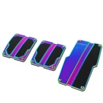 Nrg Aluminum Mt 3PCS Fuel Brake Clutch Foot Pedal Pad Cover Plates Set PDL-100MC. Fixed Price $29.99.