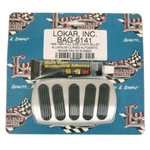 Lokar BAG-6141 Pedal Pad Brake Billet Aluminum Brushed Rubber For 55-57 Bel Air. Fixed Price $109.51.