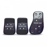 Sparco Racing Foot Pedal Set 3-PIECE Non Slip Pre-shaped Mixed Carbon Material. Fixed Price $130.27.