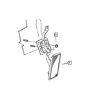 Genuine Mopar Accelerator Pedal 4591762AD. Fixed Price $96.40.