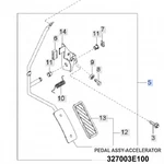 2003-2006 Kia Sorento Genuine Acceleration Pedal Module 327003E100. Fixed Price $65.89.