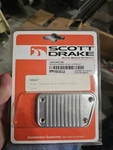 Scott Drake Brake Pedal Cover Billet Mustang With Manual Transmission 1965-1968. Fixed Price $30.00.