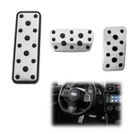 3PC Set Track Design Silver Foot Pedal Covers For Subaru Outback Legacy Auto. Fixed Price $32.09.