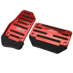 Universal Red Gas Accelerator Pedal And Brake Cover Foot Pad NON-SLIP8592. Fixed Price $10.84.