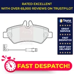 Brake Pads Set Fits Vw Crafter 2E, 2F 2.0D Rear 11 To 16 2E0698451 Volkswagen. Fixed Price $53.21.