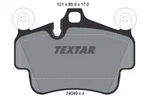 Textar 2404903 Brake Pad Set, Disc For Porsche. Fixed Price $114.47.