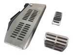 00-05 Aluminum Pedal Covers Set Auto Trans Gas Brake Footrest Vw Audi 8N1721647B. Fixed Price $85.00.