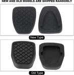 Rubber Brake Pedal, Non Slip Performance One Pair Clutch Pad. Fixed Price $13.74.