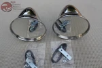 Gt Talbot Shelby British Style Fender Door Mounted Race Racing Mirrors Chrome. Fixed Price $135.61.