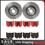 Brembo Front Brake Kit Drilled Disc Rotors Ceramic Pads Sensor For C215 W220. Fixed Price $538.00.