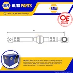 Brake Hose Fits Mini Convertible One R52 1.6 Front 04 To 07 W10B16A Hydraulic. Fixed Price $27.21.