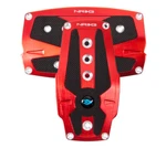 Nrg Brushed Aluminum Sport Pedal A/t Red W/black Rubber Inserts PDL-250RD. Fixed Price $50.43.